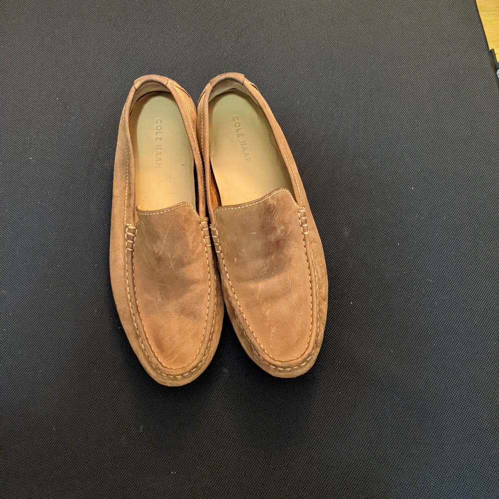 Cole Haan Leather Penny Loafers  - Men's 9